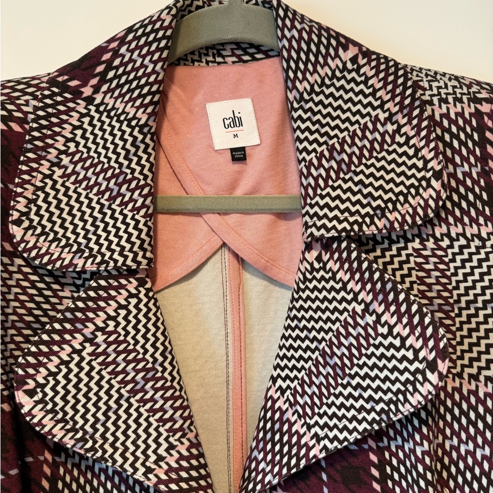 CAbi Sovereign Plaid Trench Coat - Picture 3 of 6